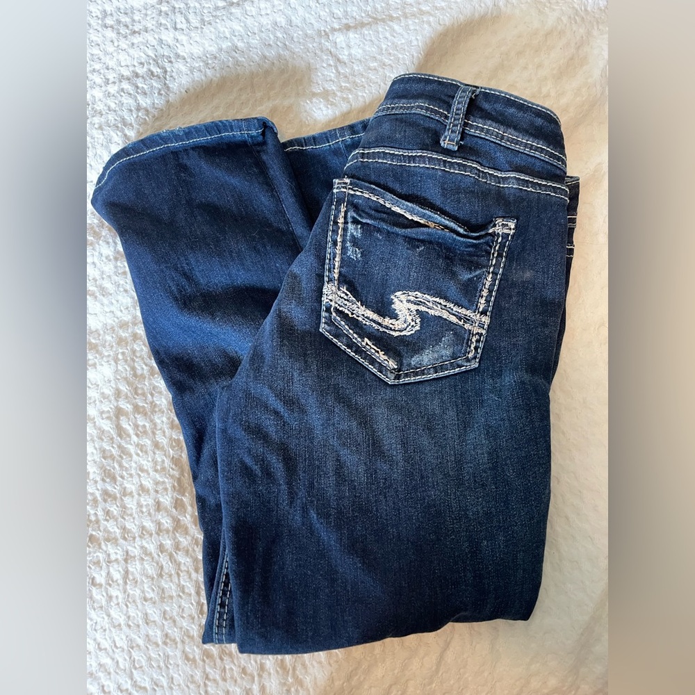 Silver Jeans Dark Blue Denim